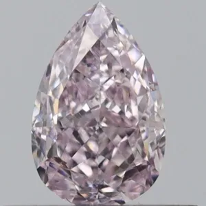 0.5 Carat Pear Fancy Pink VS2 Natural Diamond