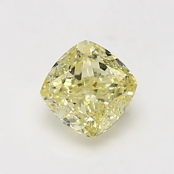 1.0 Carat Fancy Yellow VS2 CUSHION BRILLIANT Diamond
