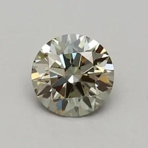 0.33 Carat Round Fancy Green VVS1 Lab Diamond