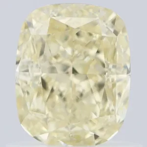 1.01 Carat Cushion Brilliant Fancy Yellow VS1 Natural Diamond