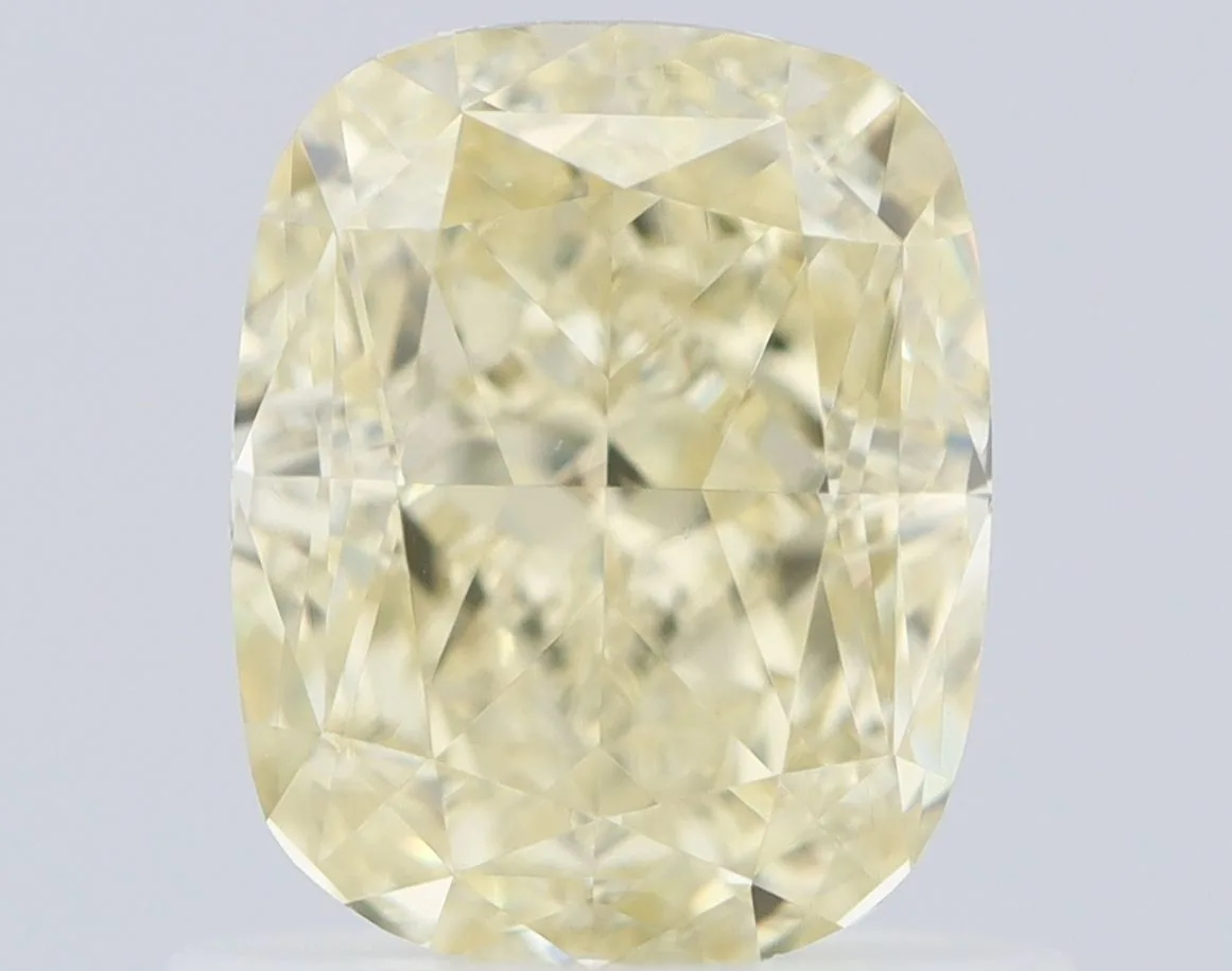 1.01 Carat Cushion Brilliant Fancy Yellow VS1 Natural Diamond 1 1.01 Carat Cushion Brilliant Fancy Yellow VS1 Natural Diamond