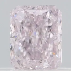 0.35 Carat Radiant Light Pink VS2 Natural Diamond
