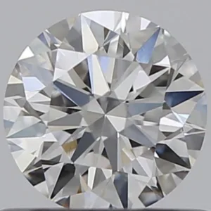 0.52 Carat Round H VS2 Natural Diamond