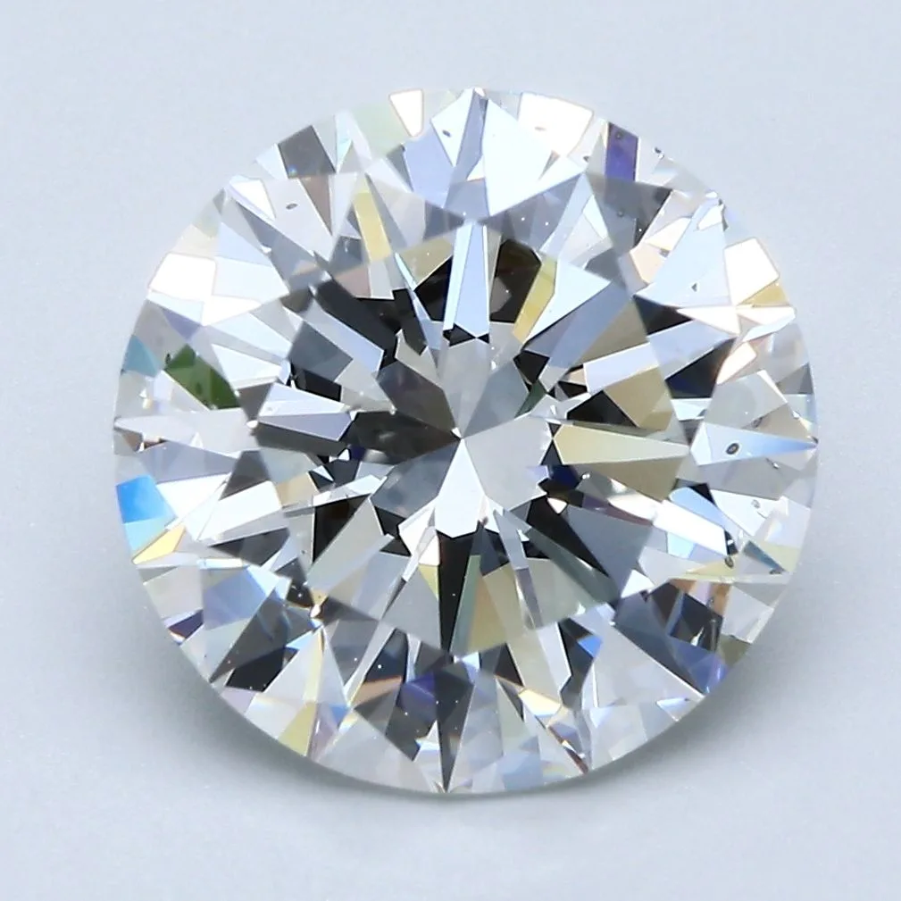 5.03 Carat Round F SI1 Natural Diamond