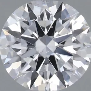 0.33 Carat Round D SI2 Natural Diamond