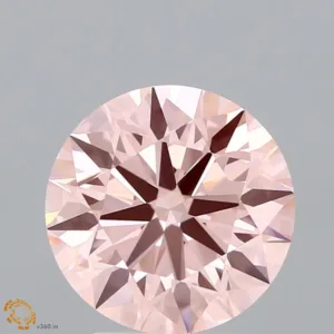 3.29 Carat Round Fancy Intense Pink VS1 Lab Diamond