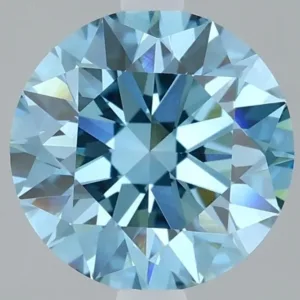 2.12 Carat Fancy Vivid Blue VVS2 ROUND Lab Diamond