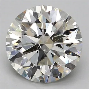 3.01 Carat Round J SI1 Natural Diamond