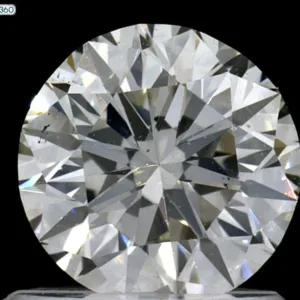 1.02 Carat Round H SI1 Natural Diamond