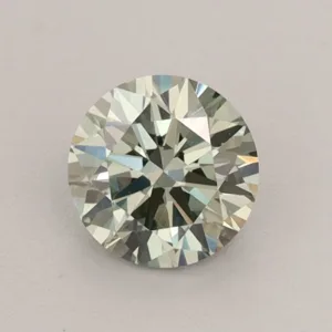 0.7 Carat Round Fancy Vivid Green VS1 Lab Diamond