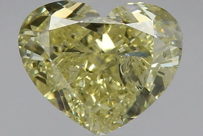 1 Carat Heart Fancy Yellow I1 Natural Diamond 1 1 Carat Heart Fancy Yellow I1 Natural Diamond