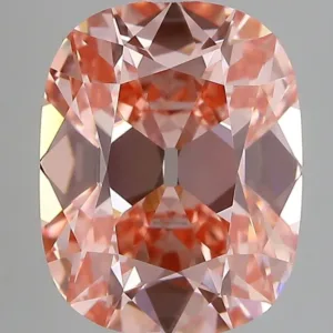 4.23 Carat Fancy Vivid Pink VVS2 CUSHION MODIFIED Lab Diamond