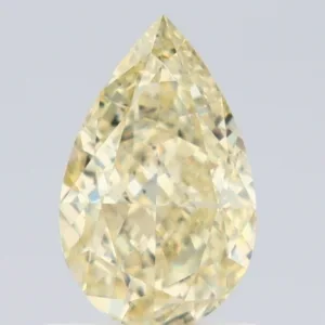 1.01 Carat Pear Fancy Light Yellow VS2 Natural Diamond