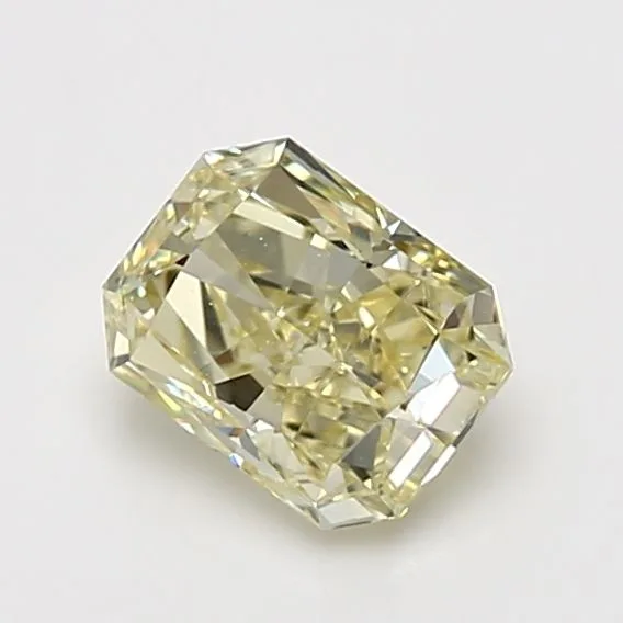1.23 Carat Radiant Fancy Light Yellow SI1 Natural Diamond