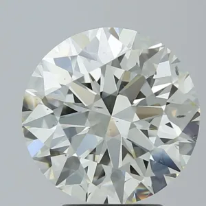 3.7 Carat Round L SI1 Natural Diamond