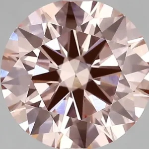 2.45 Carat Fancy Vivid Pink VVS2 ROUND Lab Diamond
