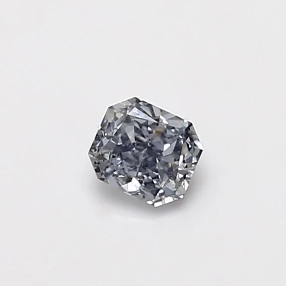 0.26 Carat Radiant Fancy Blue SI1 Natural Diamond