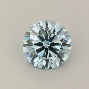 0.33 Carat Round Fancy Vivid Blue VS1 Lab Diamond
