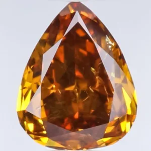 0.7 Carat Pear Fancy Deep Brown Natural Diamond