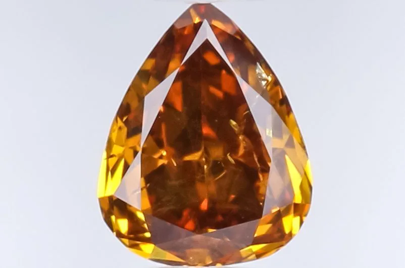 0.7 Carat Pear Fancy Deep Brown Natural Diamond 1 0.7 Carat Pear Fancy Deep Brown Natural Diamond