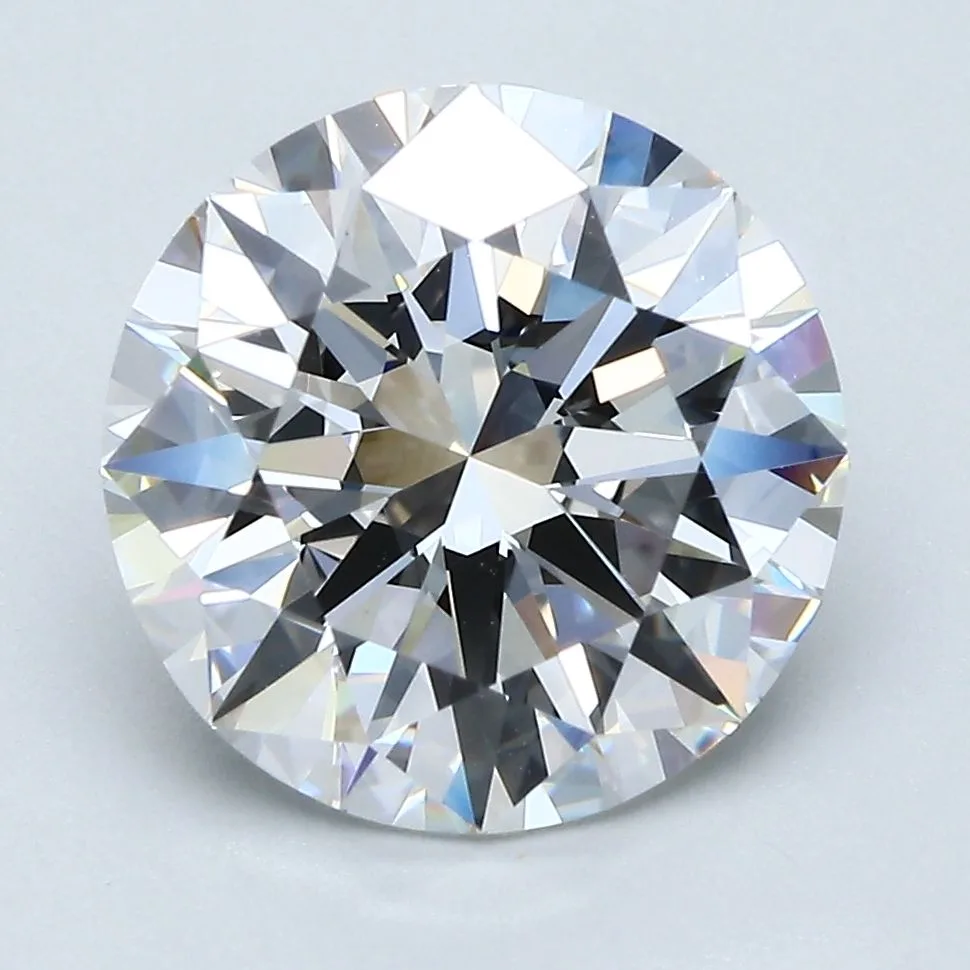 4.16 Carat Round F IF Natural Diamond