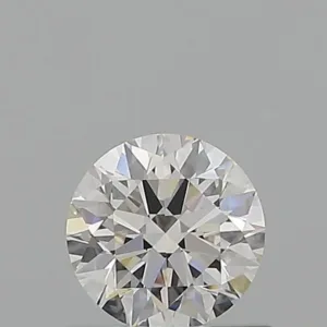 0.57 Carat Round F VVS1 Natural Diamond
