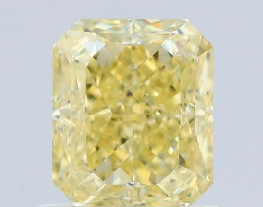 1 Carat Radiant Fancy Yellow VS2 Natural Diamond 1 1 Carat Radiant Fancy Yellow VS2 Natural Diamond