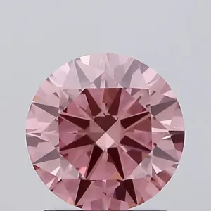 1.43 Carat Round Fancy Vivid Pink VS1 Lab Diamond