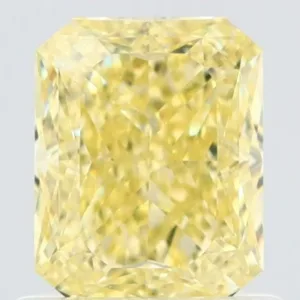 1.02 Carat Radiant Fancy Yellow VS1 Natural Diamond