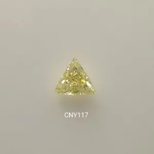 0.44 Carat Triangular Fancy Yellow SI1 Natural Diamond