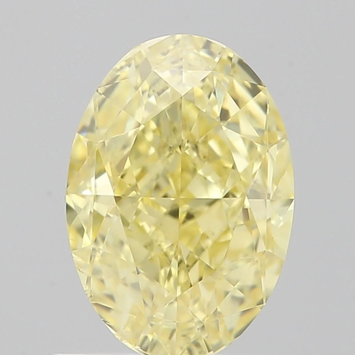 1.2 Carat Oval Fancy Intense Yellow SI1 Natural Diamond
