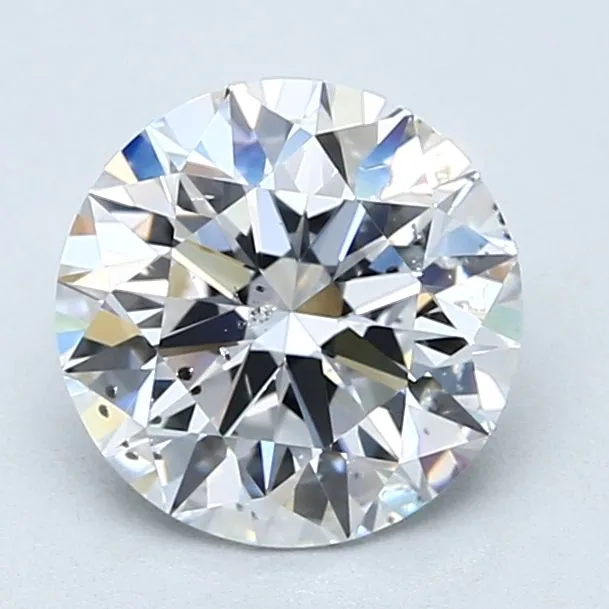 2.01 Carat Round D SI2 Natural Diamond
