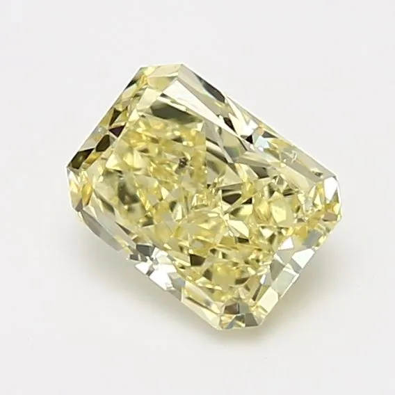 1.26 Carat Radiant Fancy Intense Yellow SI2 Natural Diamond