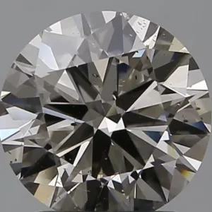 1.53 Carat L FAINT BROWN SI1 ROUND Diamond