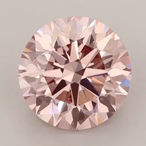 3 Carat Round Fancy Vivid Pink VS1 Lab Diamond