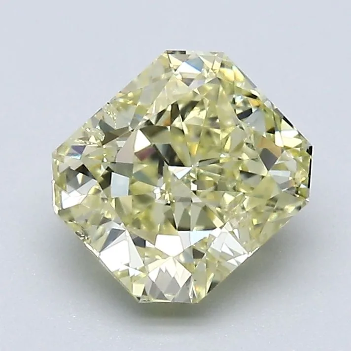 1.65 Carat Radiant Fancy Yellow SI2 Natural Diamond