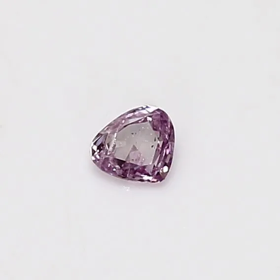 0.1 Carat Heart Fancy Purple Pink Natural Diamond