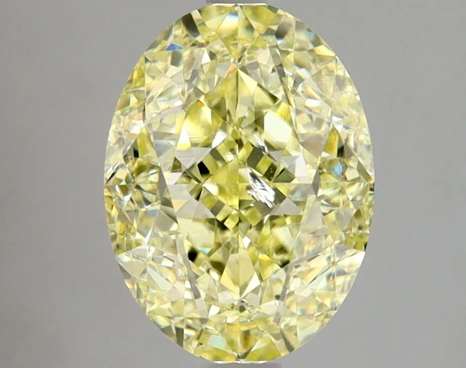 2.76 Carat Oval Fancy Yellow I1 Natural Diamond 1 2.76 Carat Oval Fancy Yellow I1 Natural Diamond