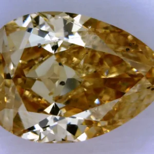 1.23 Carat Pear Fancy Brown Natural Diamond
