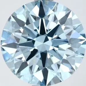 2.57 Carat Round Fancy Vivid Blue VS1 Lab Diamond