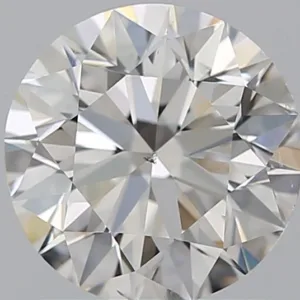 0.9 Carat Round F SI2 Natural Diamond