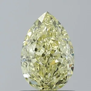 1.01 Carat Pear Fancy Yellow VVS1 Natural Diamond
