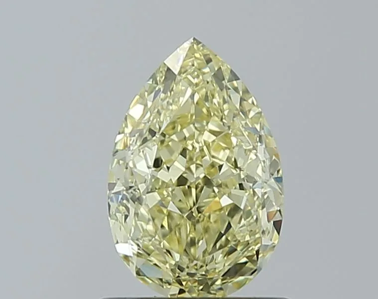 1.01 Carat Pear Fancy Yellow VVS1 Natural Diamond 1 1.01 Carat Pear Fancy Yellow VVS1 Natural Diamond