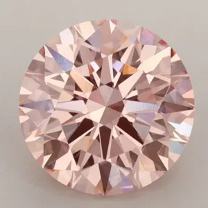 2.56 Carat Round Fancy Pink VS2 Lab Diamond