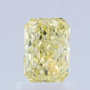 1.05 Carat Radiant Fancy Yellow VS2 Natural Diamond