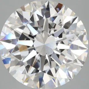 5.04 Carat Round E VVS2 Lab Diamond