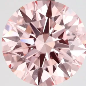 2.75 Carat Round Fancy Vivid Pink VS2 Lab Diamond