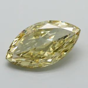 6.22 Carat Marquise Fancy Intense Yellow VVS2 Lab Diamond
