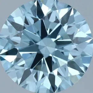 2.13 Carat Round Fancy Intense Blue VVS2 Lab Diamond