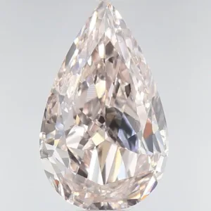 0.77 Carat Pear Fancy Light Pink SI2 Natural Diamond